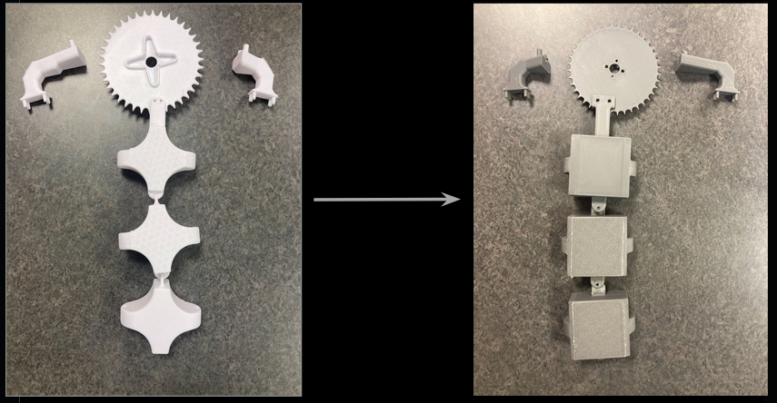 Fox-Bot Tail version one and two